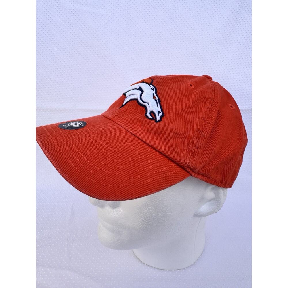 Denver Broncos NFL Hat Unisex One-Size Orange w/ Horse Head Logo. OTS Challenger